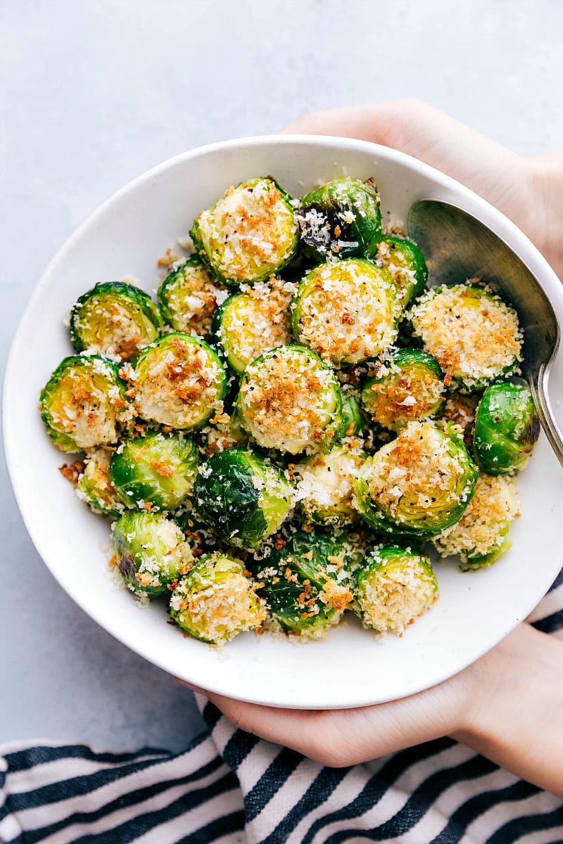 Roasted Brussel Sprouts {The BEST} | Chelsea