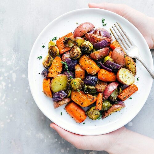 Easy Roasted Vegetables {BEST Seasoning Mix} | Chelsea