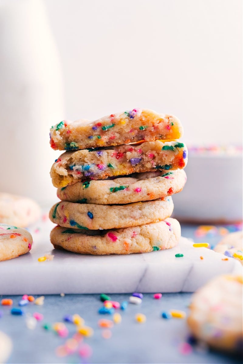 Funfetti Cookies (Soft & Chewy!) - Chelsea's Messy Apron