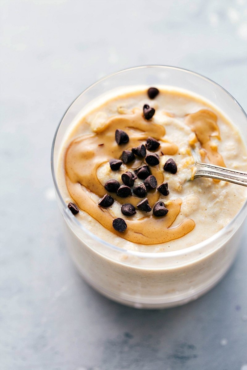 Peanut Butter Cheesecake Overnight Oats