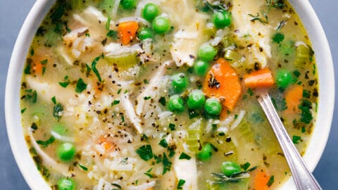 Chicken and Rice Soup (Short-cut Prep Tips) - Chelsea's Messy Apron