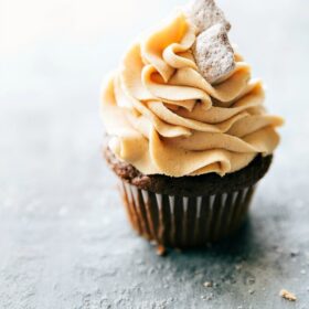 Chocolate Peanut Butter Cupcakes