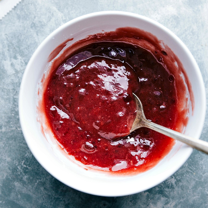 Strawberry jam filling for Toaster Strudel.