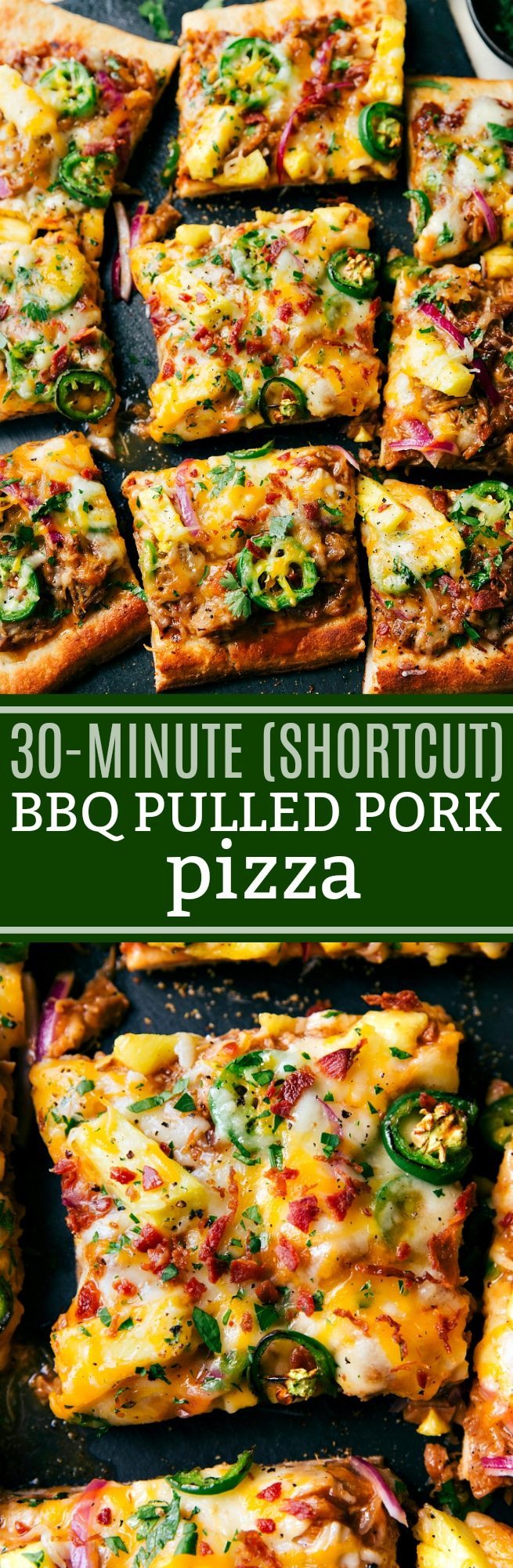 bbq pulled pork pizza (30-minutes!)