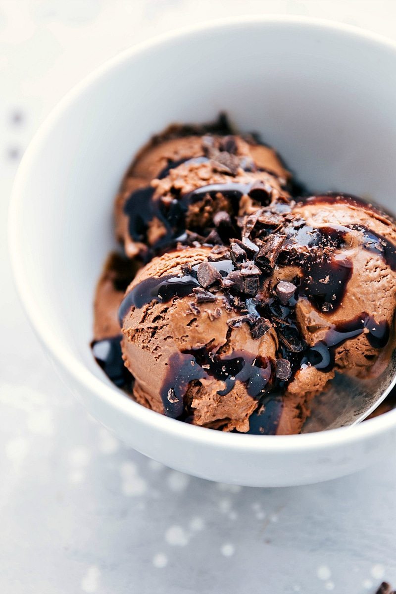 The BEST Healthy Chocolate Ice Cream | Chelsea's Messy Apron