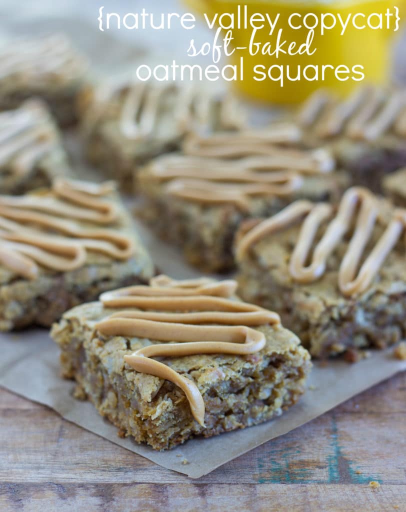 {nature valley copycat} soft baked oatmeal squares
