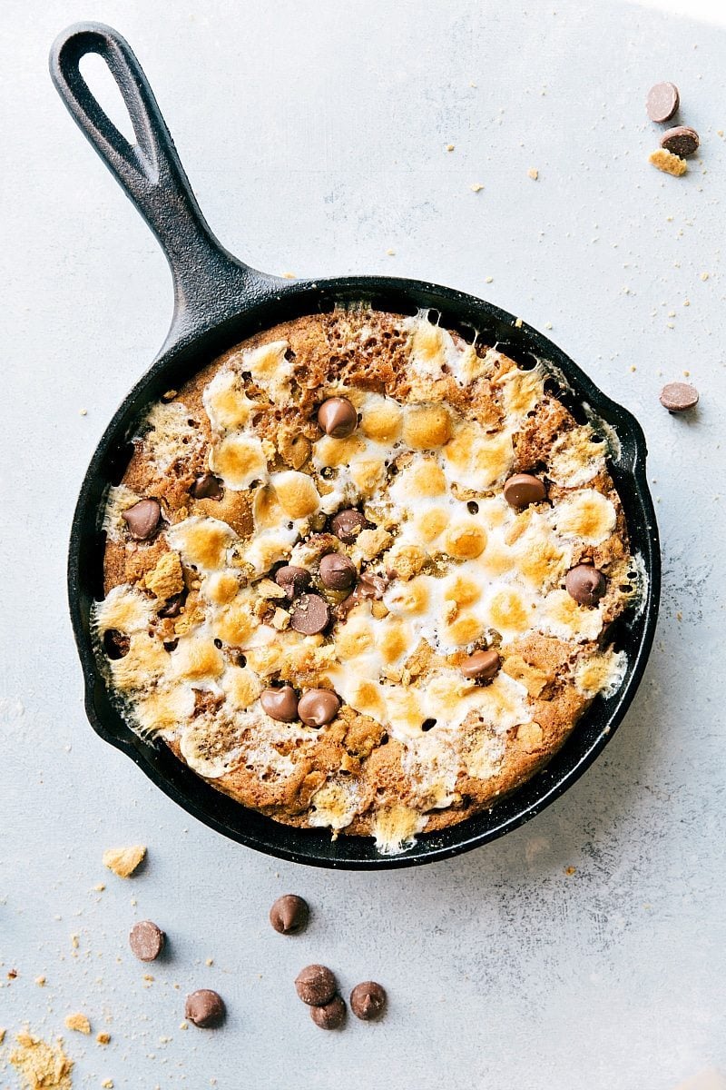 skillet s’mores cookie