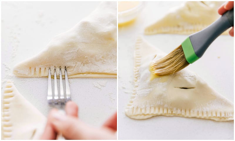 Preparing Apple Turnover dough