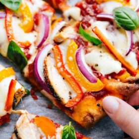 Beet and Goat Cheese Flatbread