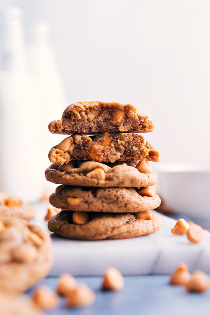 A stack of Butterscotch Cookies