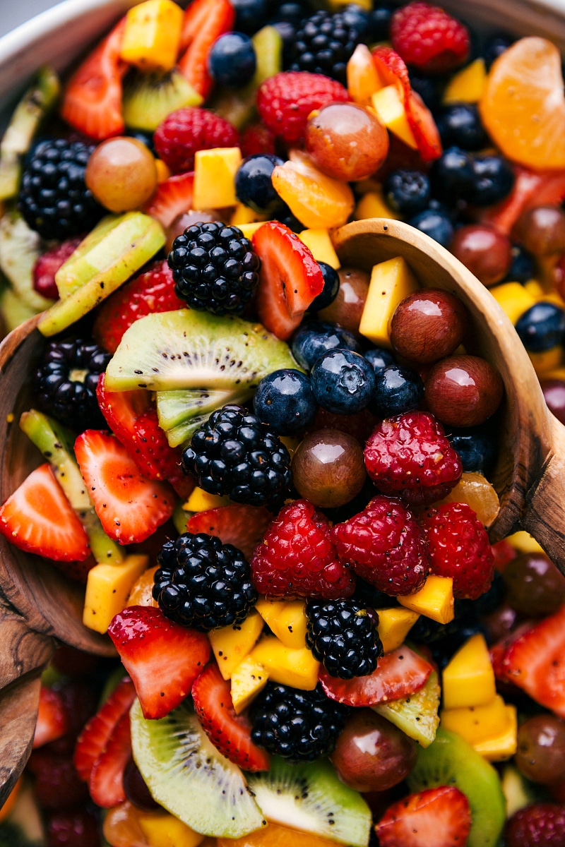 Close-up view of Fresh Fruit Salad