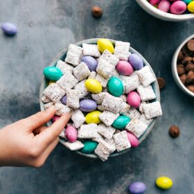 Peppermint Bark Muddy Buddies