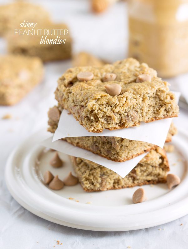 skinny peanut butter blondies (bean free)