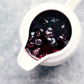 Homemade Blueberry Syrup