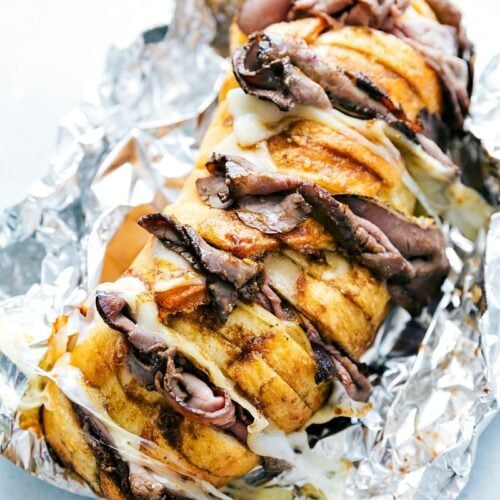 Foil Pack French Dip Sandwiches - Chelsea's Messy Apron