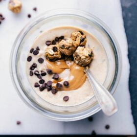 Peanut Butter Cookie Overnight Oats