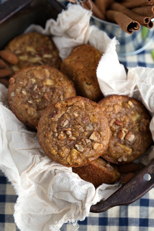 {Healthy + Flourless} Almond Apple Muffins Chelsea's Messy Apron