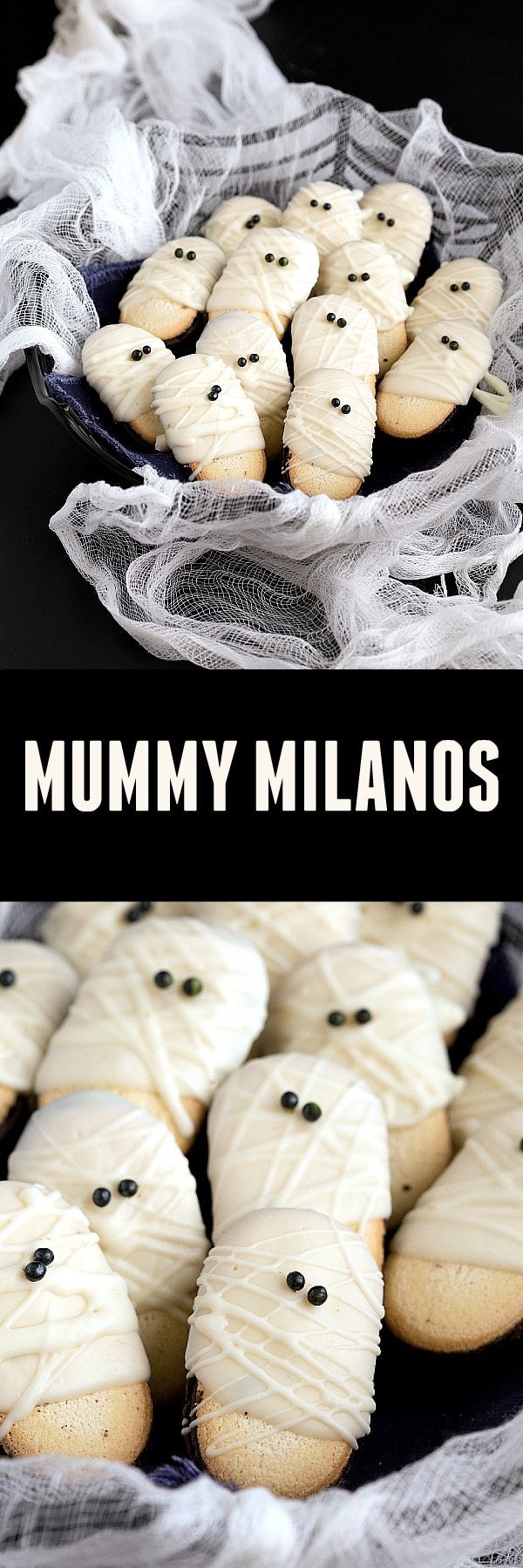 EASIEST 10-minute Halloween treat! Mummy Milanos