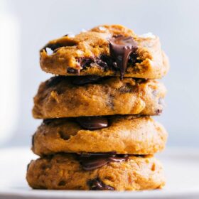 Pumpkin Cookies with a Cake Mix