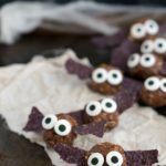 Healthy Halloween Snack - Bat Energy Bites
