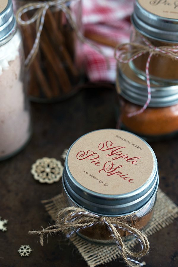 homemade apple pie + pumpkin pie spice {free printables}