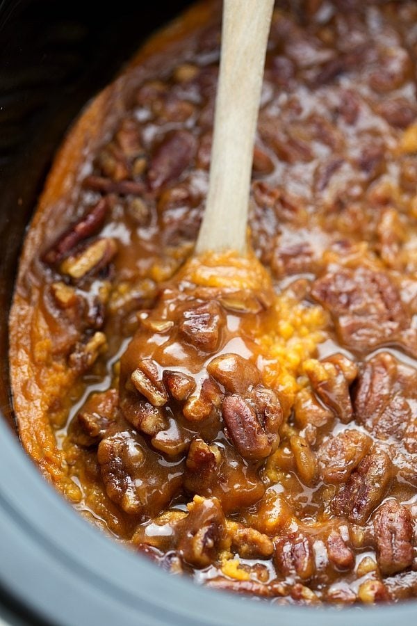 {Slow Cooker} Sweet Potato Casserole Chelsea's Messy Apron