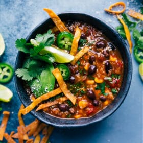 Healthy Chicken Tortilla Soup