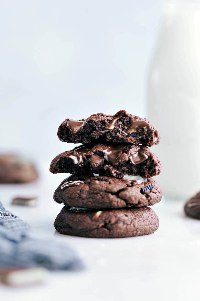 Mint Chocolate Chip Cookies 