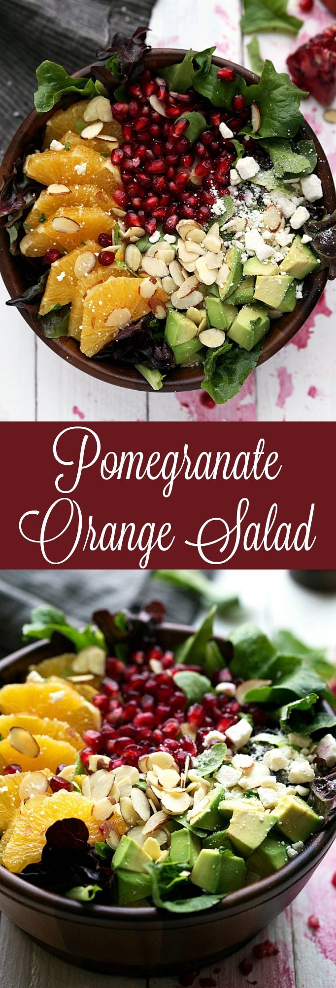 Pomegranate and Orange Christmas Salad