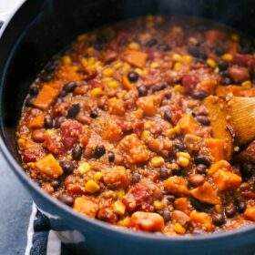 Sweet Potato Black Bean Chili