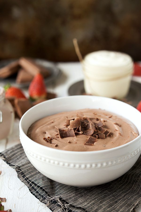 brownie batter fruit dip
