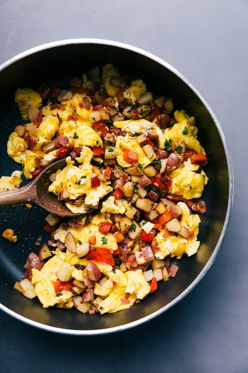 Italian Turkey & Egg Breakfast Skillet 