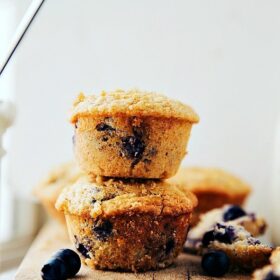 SECRET Ingredient Greek Yogurt Blueberry Muffins!