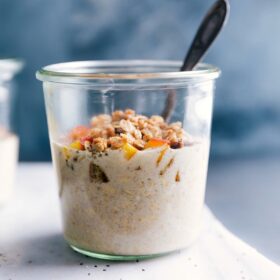 Peach Overnight Oats