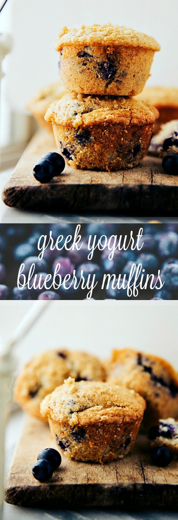 SECRET Ingredient Greek Yogurt Blueberry Muffins!