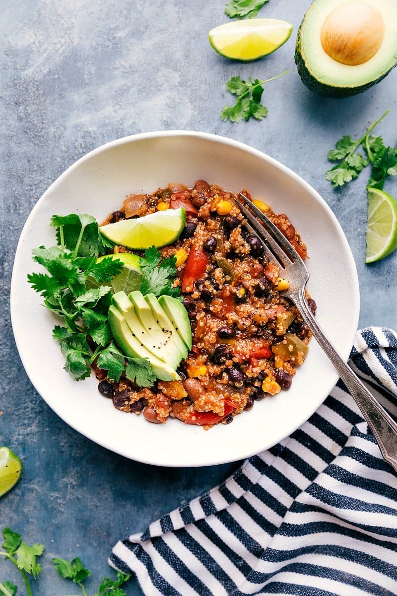 Crockpot Quinoa (Southwestern Fajita)