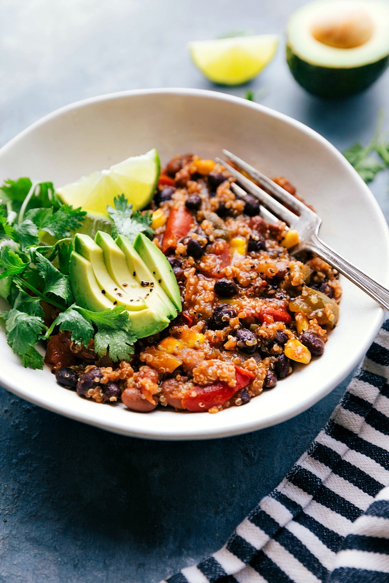 The completed dish in a bowl ready to be enjoyed.