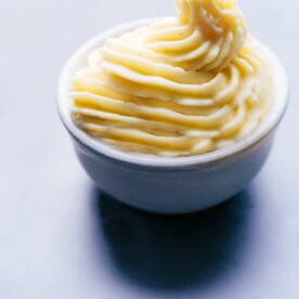 Bowl of refreshing copycat dole whip, creamy and ready for a sweet treat.