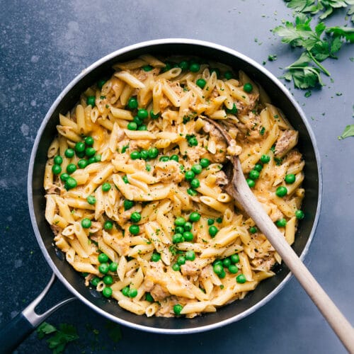 Tuna Pasta (Made in ONE Skillet!) - Chelsea's Messy Apron