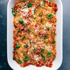 Chicken Parm Stuffed Shells