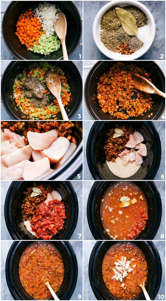 Crockpot Chicken Quinoa Soup - Chelsea's Messy Apron