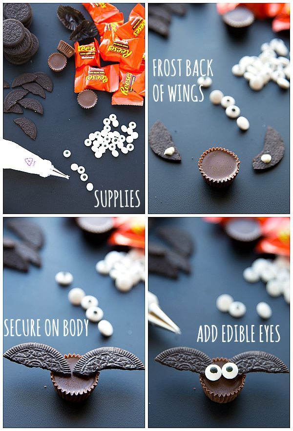 EASY 4-INGREDIENT EDIBLE BAT TREATS FOR HALLOWEEN
