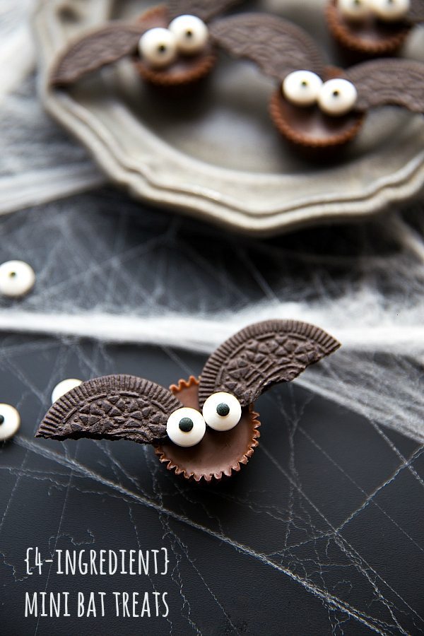 Easy 4-ingredient bat treats for Halloween