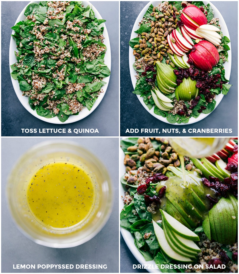 Quinoa Apple Salad (Lemon Vinaigrette) Chelsea's Messy Apron