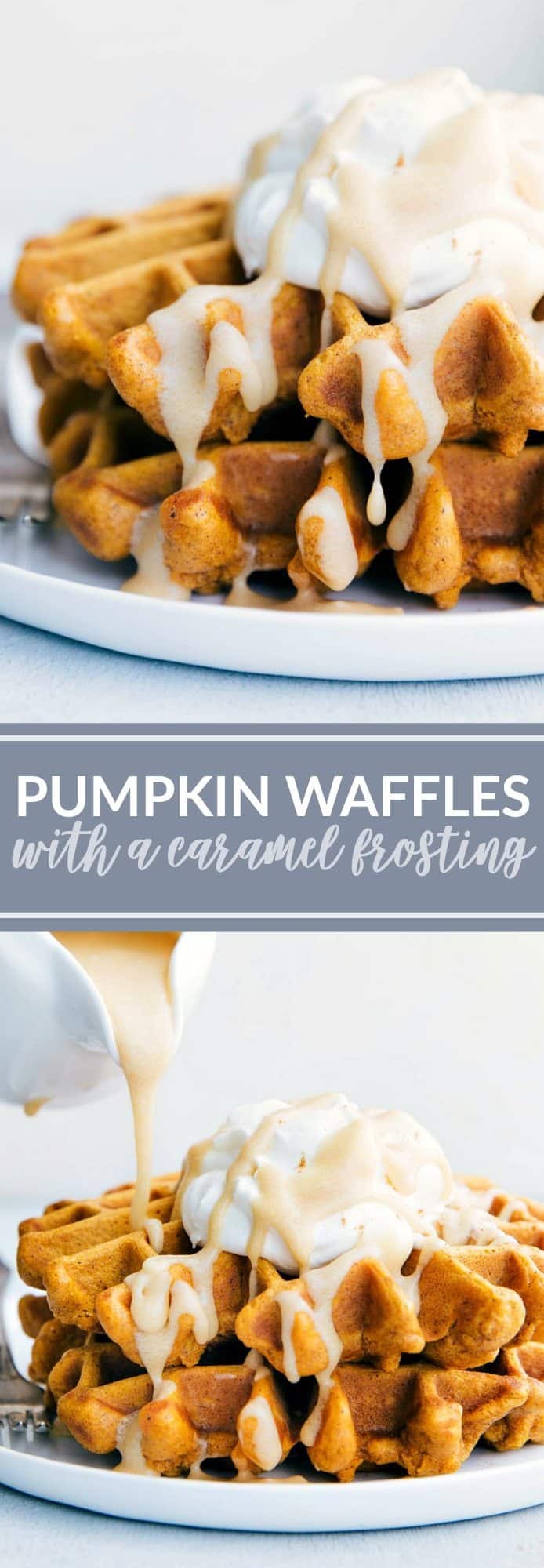 cinnamon-pumpkin waffles