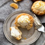 EASY 30-minute, 6-ingredients cheesecake stuffed orange cinnamon rolls