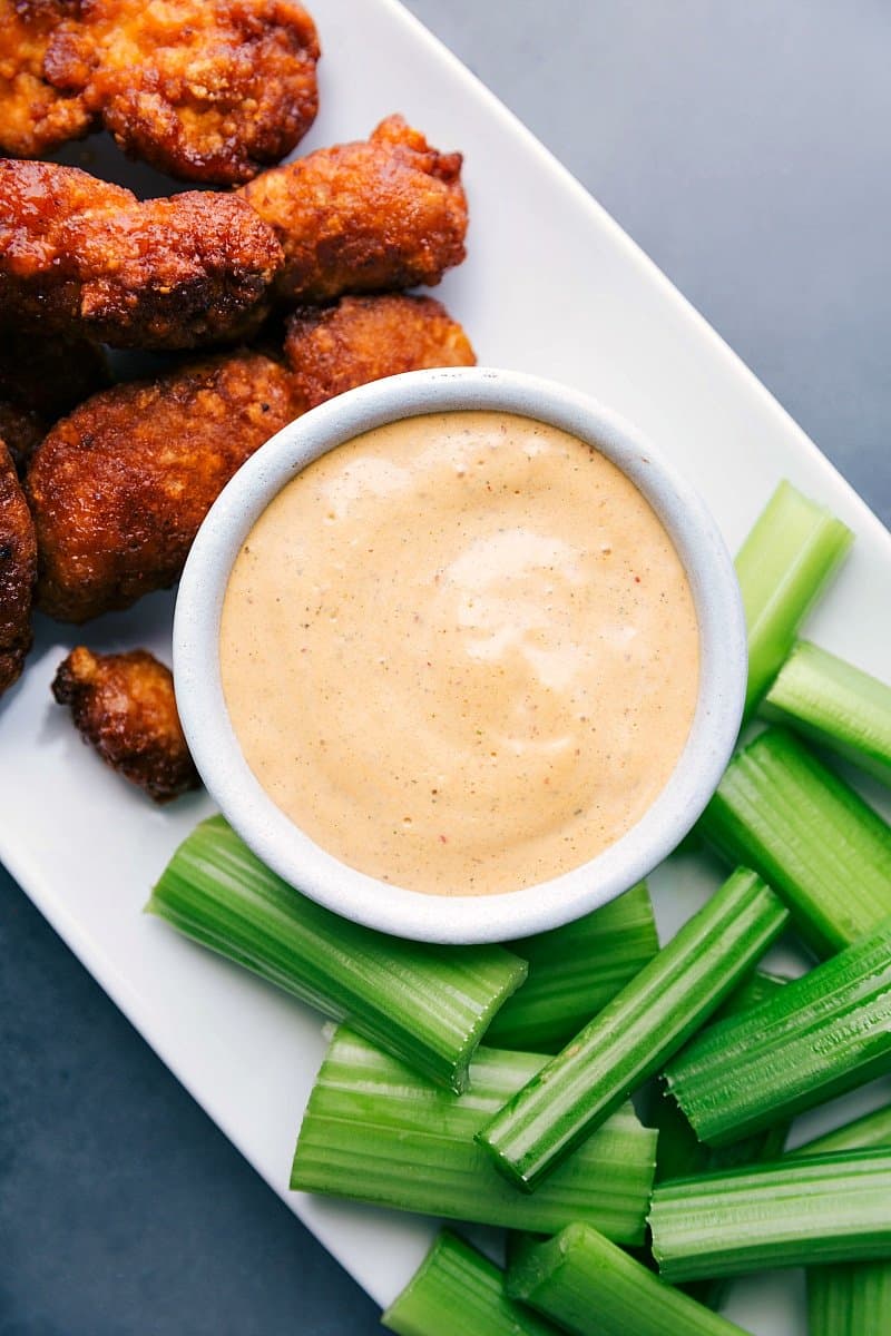 Overhead image of Chipotle Ranch Dip