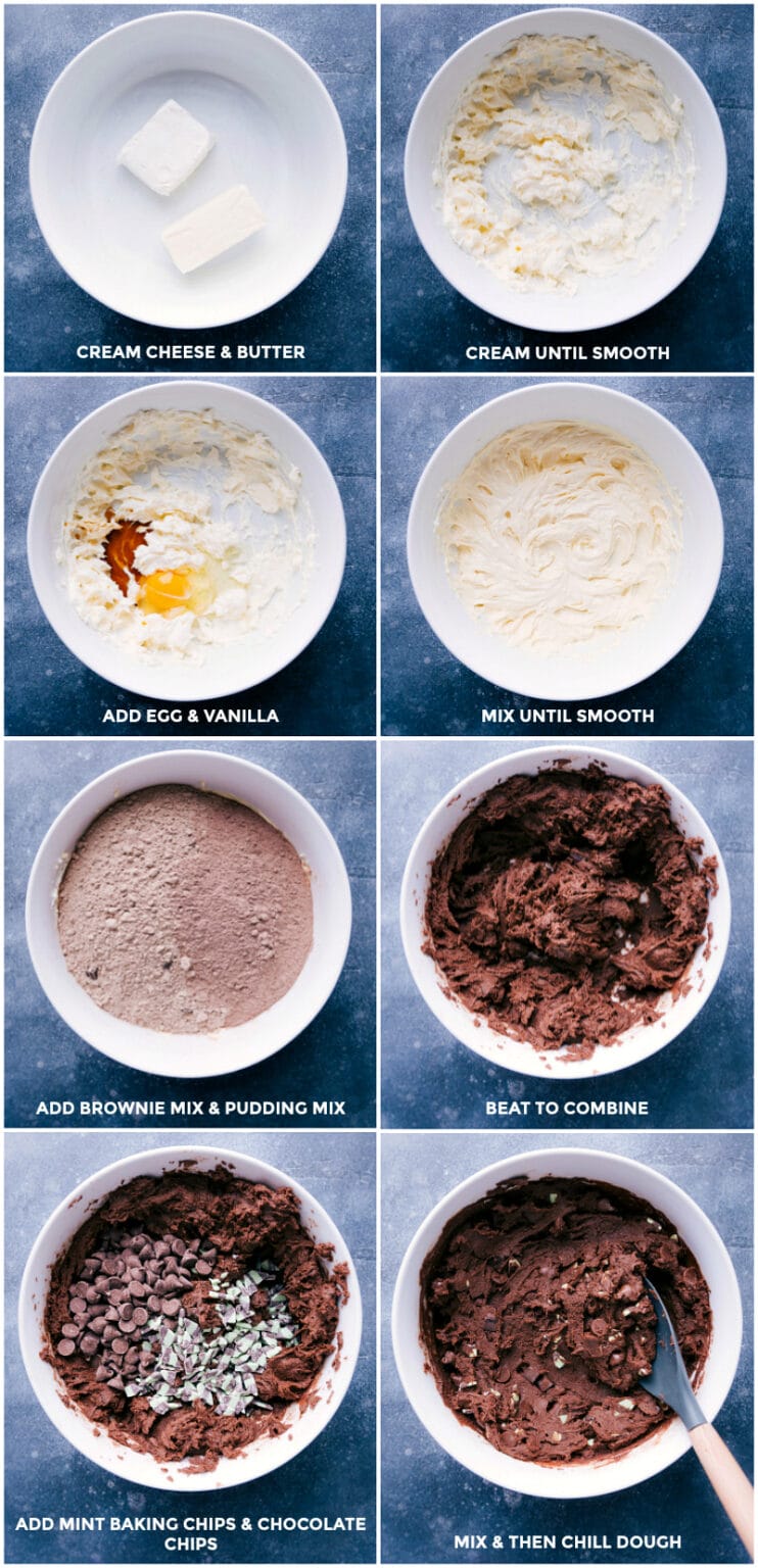 Mint Brownie Cookies (With a BROWNIE Mix!) Chelsea's Messy Apron