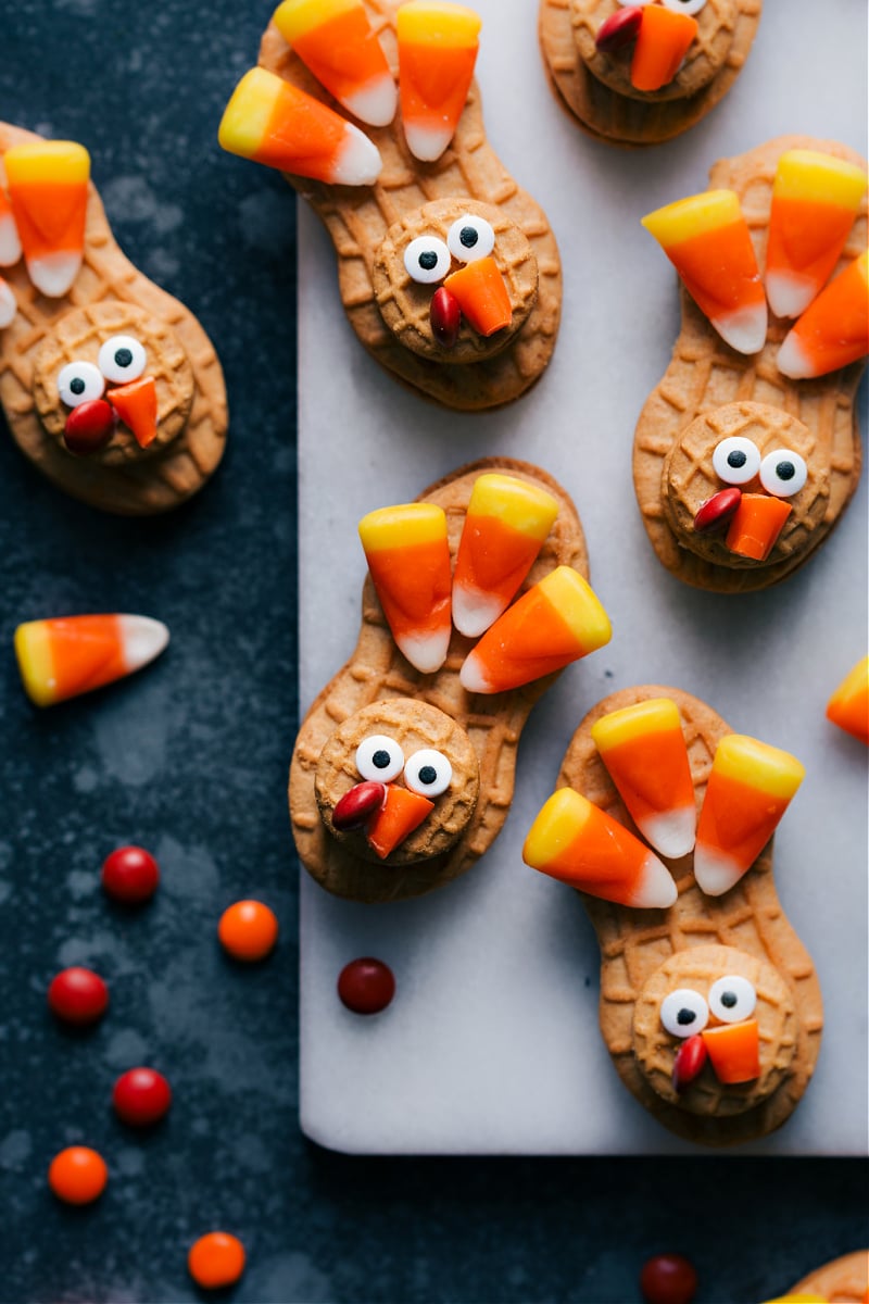 Nutter Butter Turkey Cookies