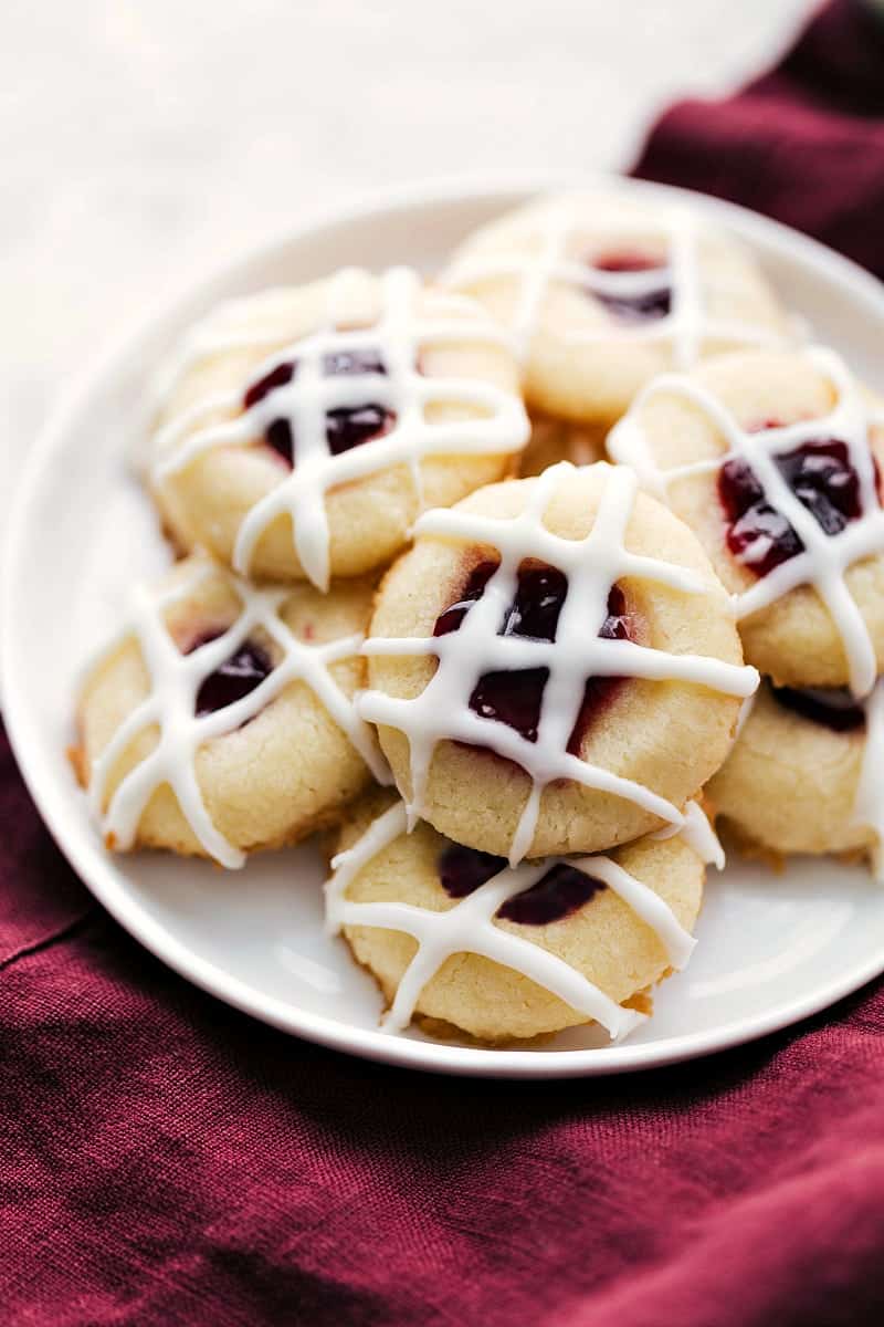 Thumbprint Cookies [Melt in your Mouth!] - Chelsea's Messy Apron